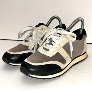 Via Spiga Suede Leather Two Tone Sneakers Casual Comfort Shoes Womens Size 8.5M
